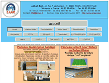 Tablet Screenshot of amlux.com