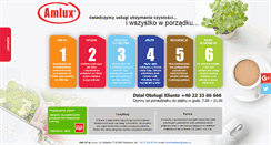 Desktop Screenshot of amlux.pl